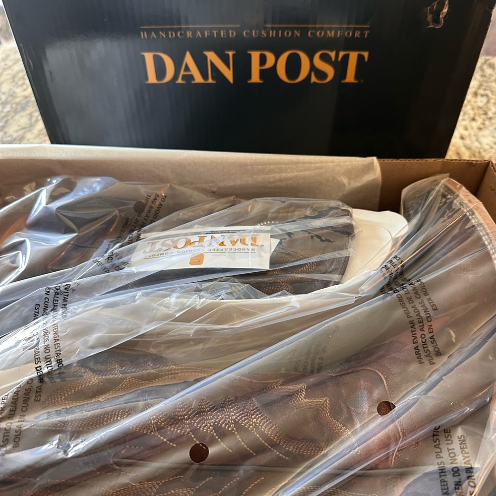 Dan Post Brown Western Boots